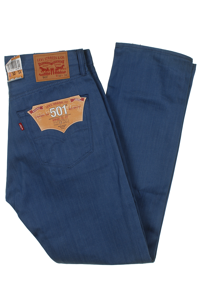 Levi's Men's 501 Original Shrink to Fit Button Fly Denim Jeans