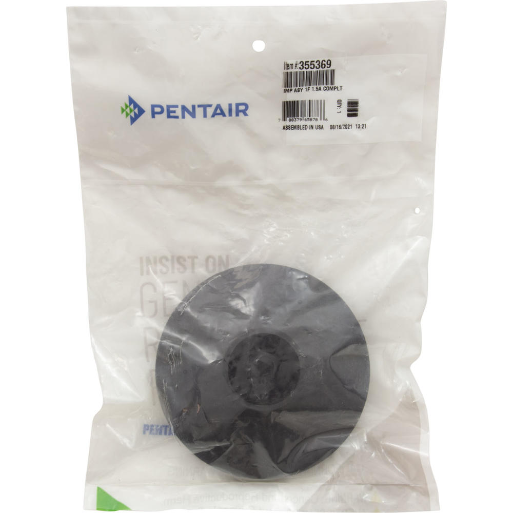 PENTAIR POOL PRODUCTS Impeller, Pentair PacFab Challenger, 1.0 Horsepower