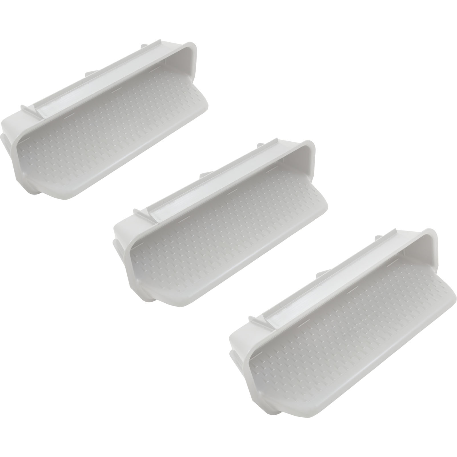 Custom Molded Products Pool Wall Step (Set Of 3)White