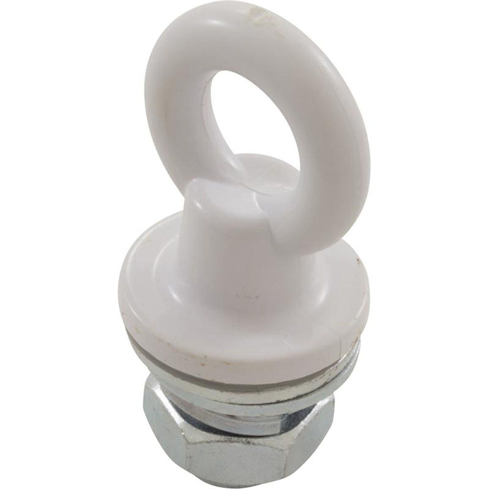 Custom Molded Products Rope Eye, CMP, Vinyl Liner Male Receptor, White