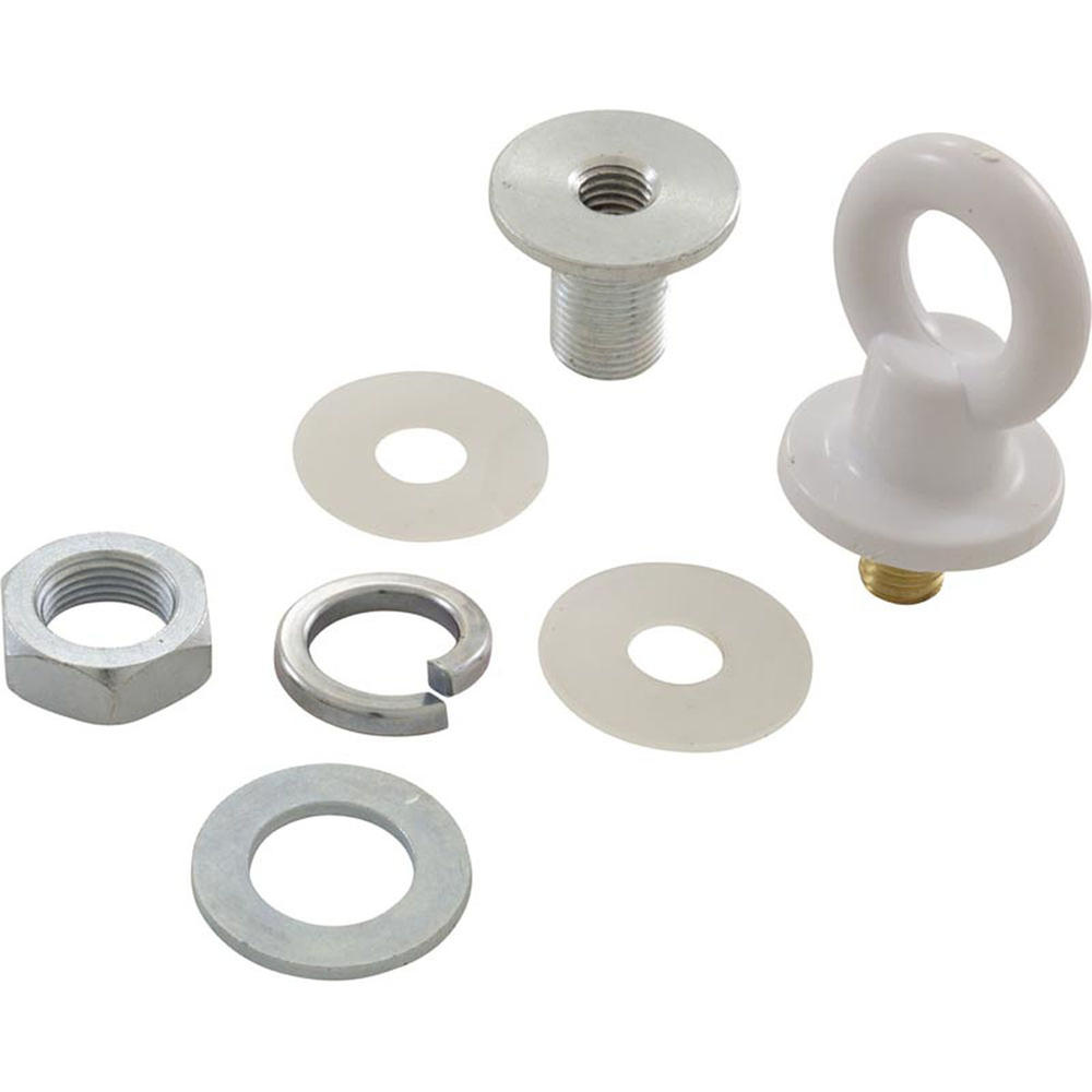 Custom Molded Products Rope Eye, CMP, Vinyl Liner Male Receptor, White