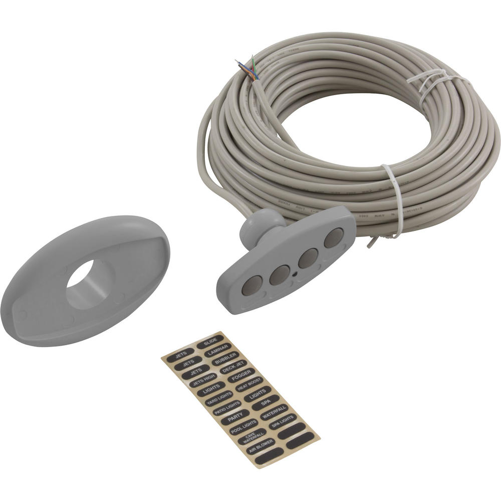 PENTAIR POOL PRODUCTS Control Panel, Pentair iS4, 50ft Cable, Grey