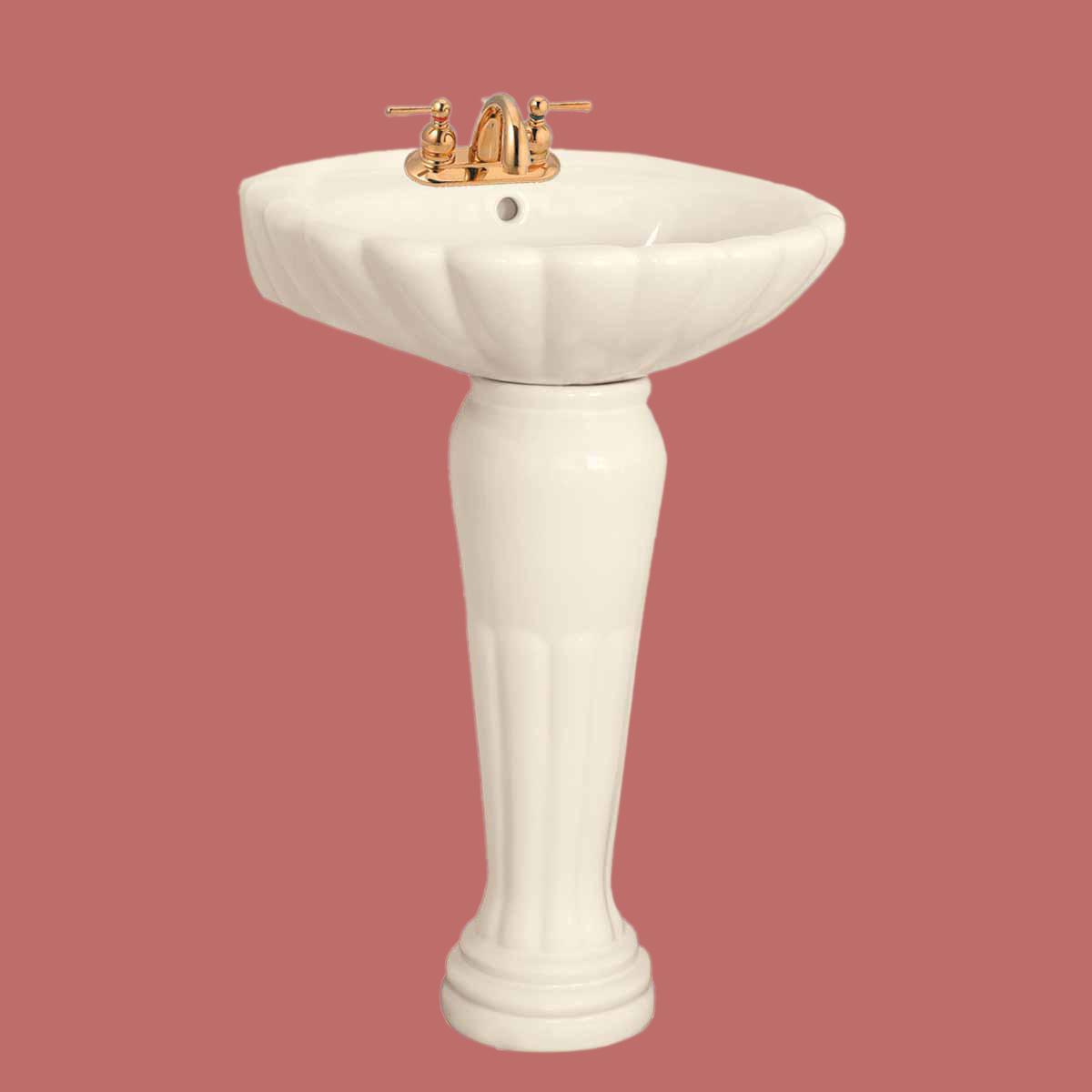 Renovators Supply Deluxe Classic Pedestal Sink Off White