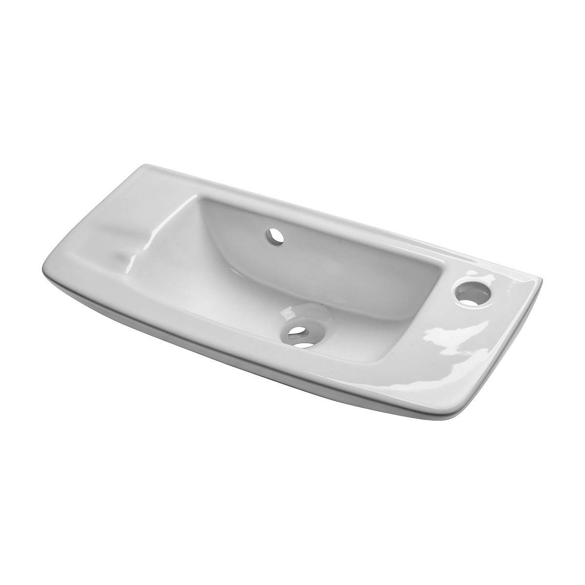 Renovators Supply Wall Mount Small Vessel Sink With Overflow