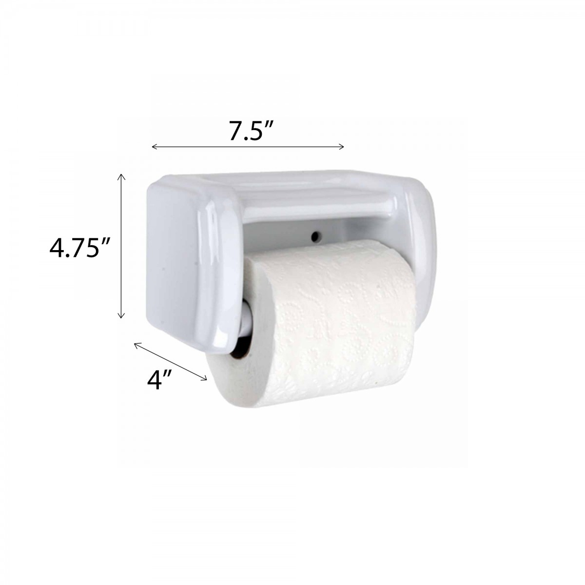 Renovators Supply Toilet Paper Holder White Ceramic Porcelain Tissue Renovators Supply Toilet Paper Holder White Ceramic Porcelain Tissue