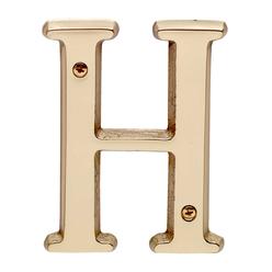Renovators Supply Letter "H" House Letters Solid Bright Brass 4"