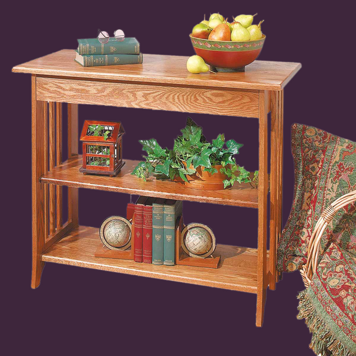Renovators Supply Sofa Table With Storage Unfinished Oak Bookshelf Sofa Table With Storage Unfinished Oak