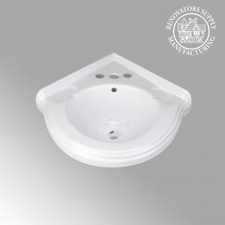 Renovators Supply Corner Wall Mount Small Bathroom Sink
