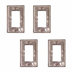 Renovators Supply 4 Switchplate Antique Solid Brass Apple GFI