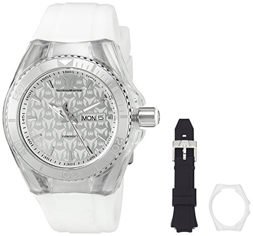 Technomarine Men's TM-115060 Cruise Monogram Analog Display Quartz White Watch
