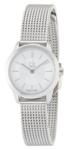 Calvin Klein K3m23126 Ladies Minimal Silver Watch