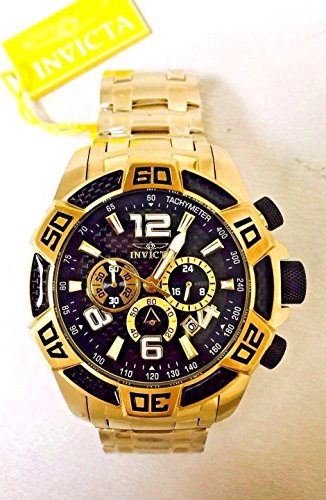 Invicta Men's 25853 Pro Diver Quartz Chronograph Black Dial Watch