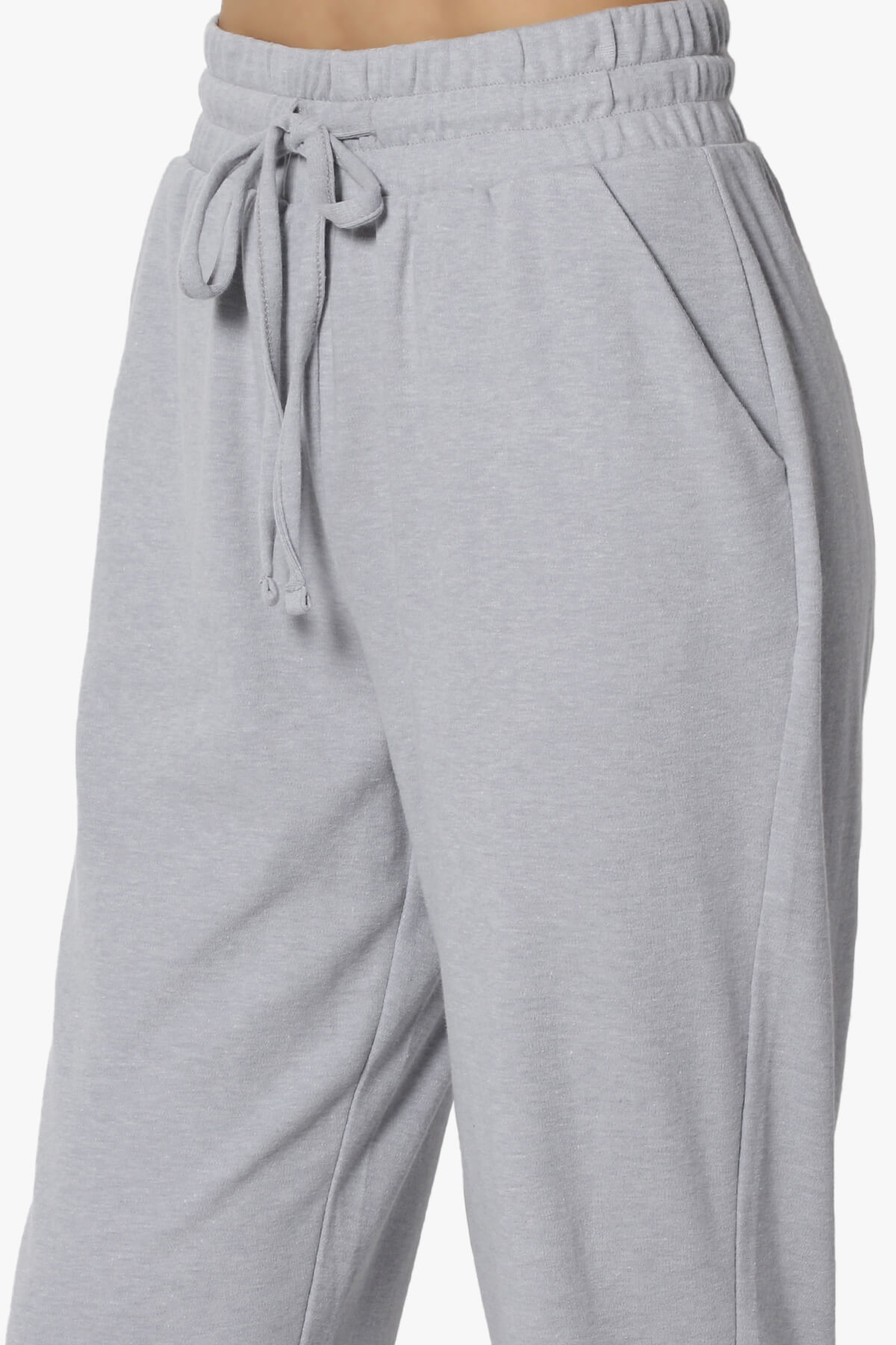 TheMogan Women's Lounge Cotton Long Sleeve T-Shirt & Drawstring Jogger Pants SET