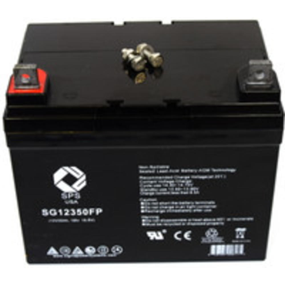 SPS Brand 12V 35Ah Replacement battery (SG12350) for Lawn Mower J.I. Case & Case Ih Lawn 220