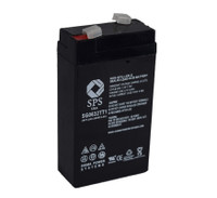 SPS Brand 6 V 3.2 Ah Replacement Battery (SG0632TT1) with Terminal TT1 for B & B Battery BP3-6 (1 pack)