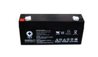 SPS Brand 6 V 3.2 Ah Replacement Battery (SG0632LT1) with Terminal LT1 for Continental Scale 492 PEDIATRIC HEALTHOMETER SCALE (1 P..