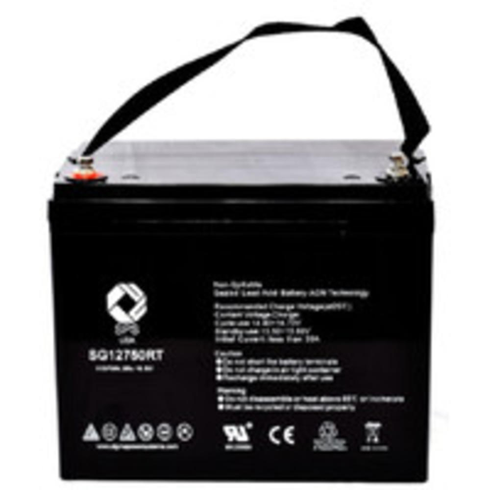 SPS Brand 12V 75Ah Replacement Battery for Altronix eFlow6N 12V 75Ah Alarm (Terminal RT) (1 Pack)