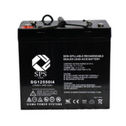 SPS Brand 12V 55 Ah Replacement Battery for Frank Mobility E-Fix Plus (Terminal i4) (1 Pack)
