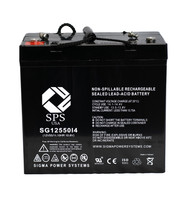 SPS Brand 12V 55 Ah Replacement Battery for Suntech Regent 3 & 4 (new series) 22NF (Terminal i4) (1 Pack)