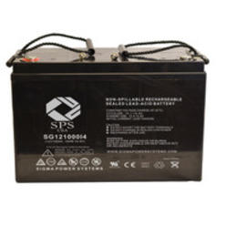 SPS Brand 12V 100Ah Replacement Battery for Quick Cable Jump Starter Rescue 5020 Jump Pack 604115 (1 Pack)