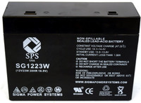 SPS Brand 12 V 6Ah  Replacement battery for APC BackUPS Office BF500U (1 Pack)