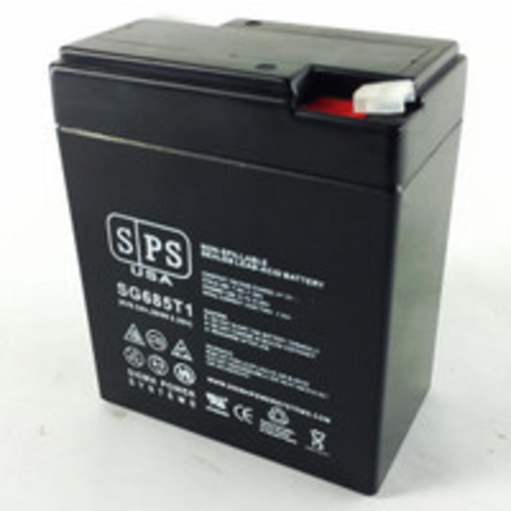 SPS Brand 6V 8.5Ah Replacement Battery (SG0685T1) for Standby Batteries GM19 (1 pack)