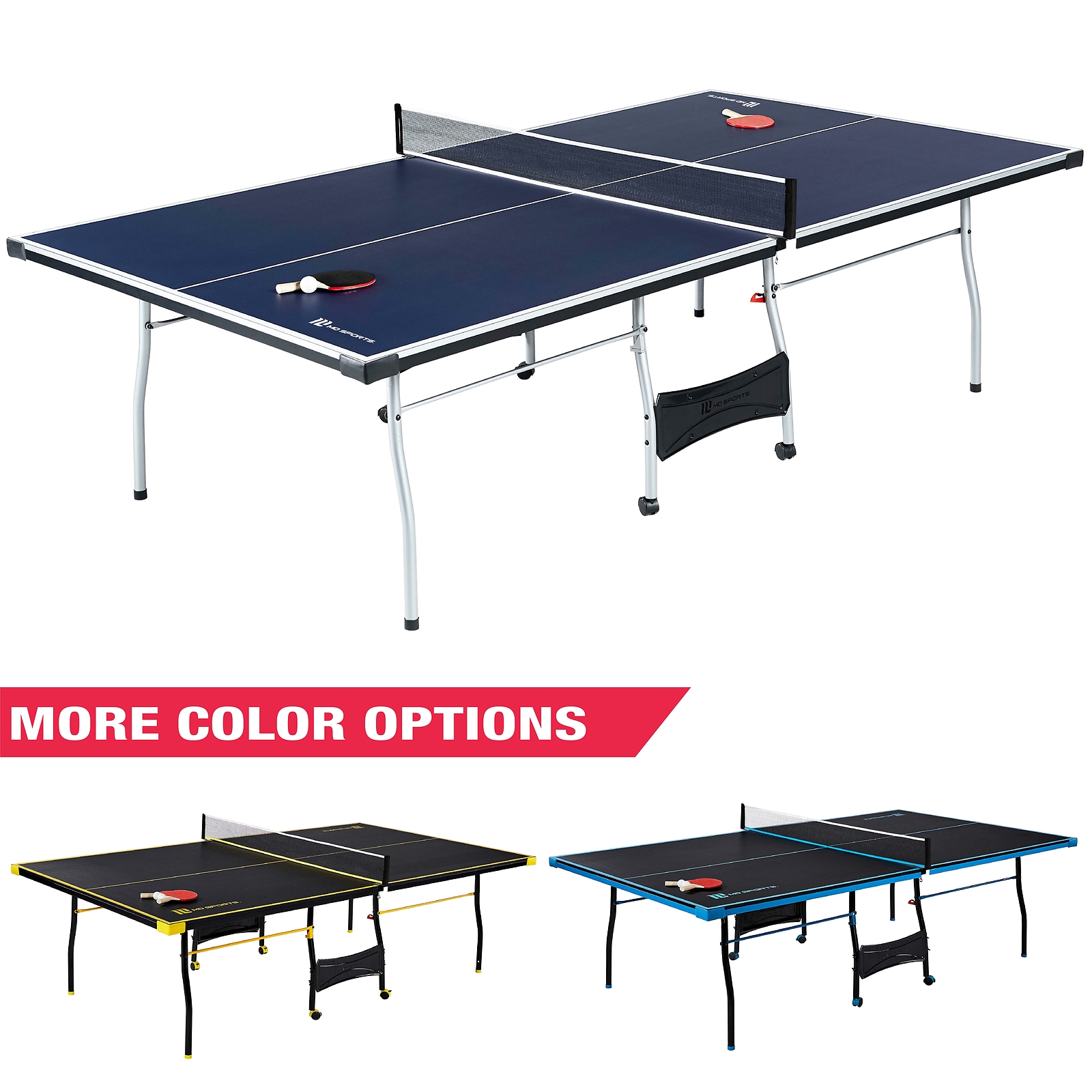 Md Sports Official Size Table Tennis Ping Pong Table Indoor With Paddle And Balls
