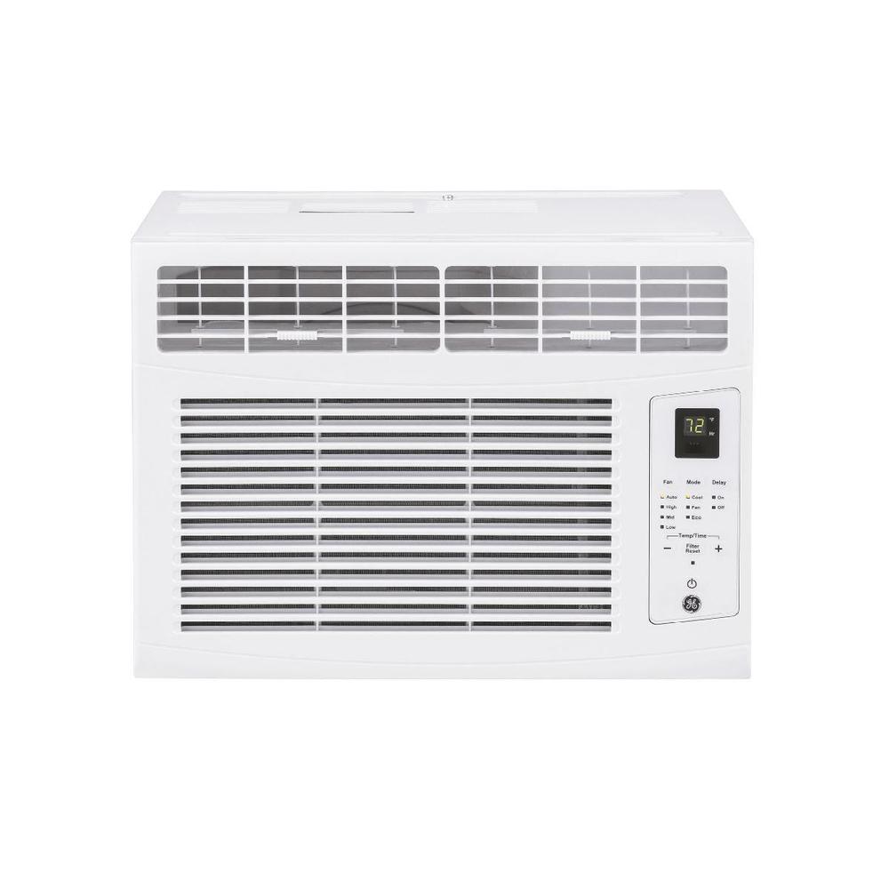 General Electric Ge 5,000 Btu 115-Volt Window Air Conditioner With Remote, Ahw05Lz, White
