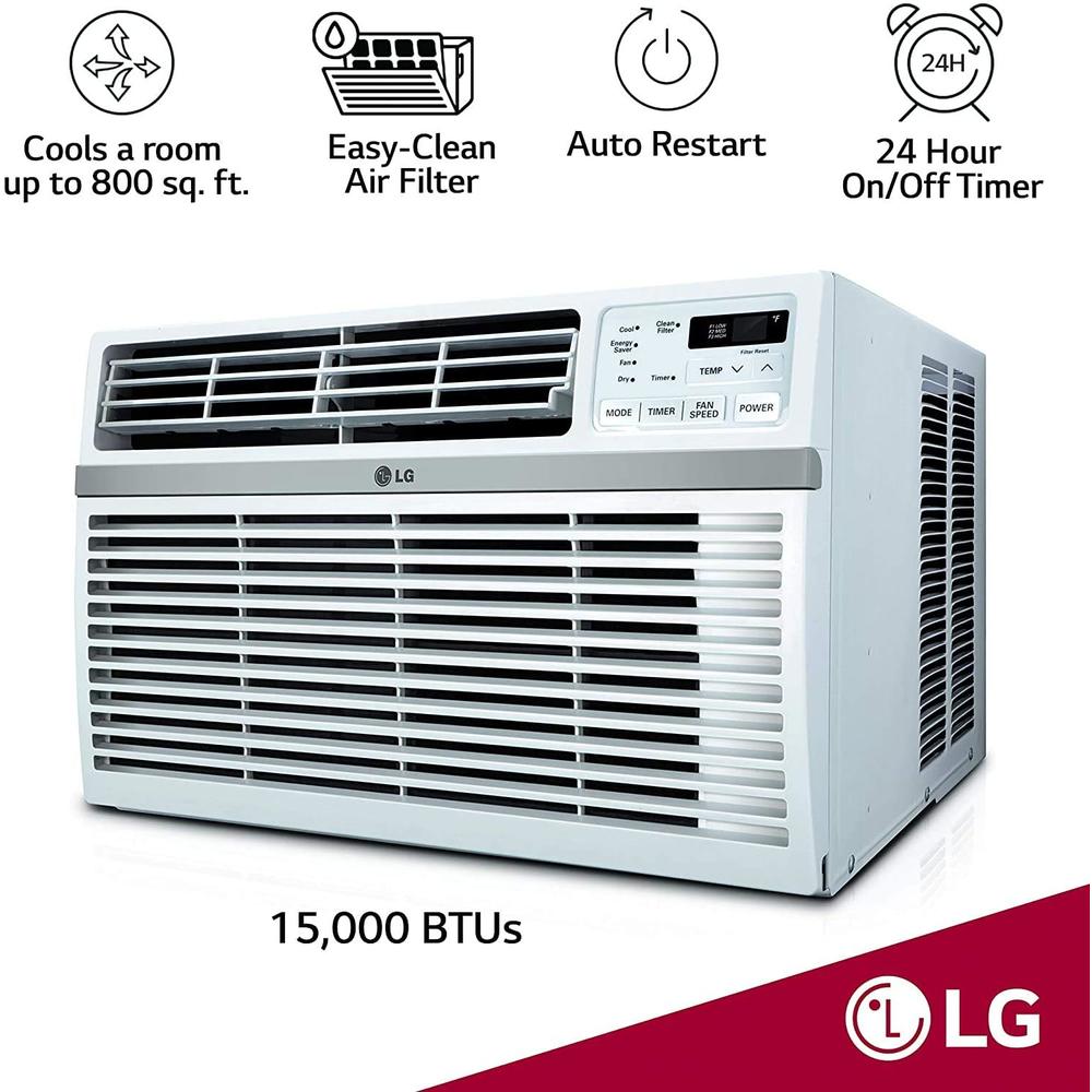 LG LW1516ER 15,000 BTU 115V Window-Mounted AIR Conditioner with Remote Control