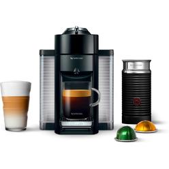 De'Longhi Nespresso Vertuo Coffee and Espresso Machine Bundle with Aeroccino Milk Frother , Black