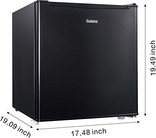 Supernon Galanz 1.7 cu ft Compact Refrigerator Black