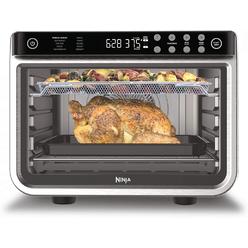 Ninja DT201 Foodi 10-in-1 XL Pro Air Fry Digital Countertop Convection Toaster Oven with Dehydrate and Reheat, 1800 Watts, Stainless