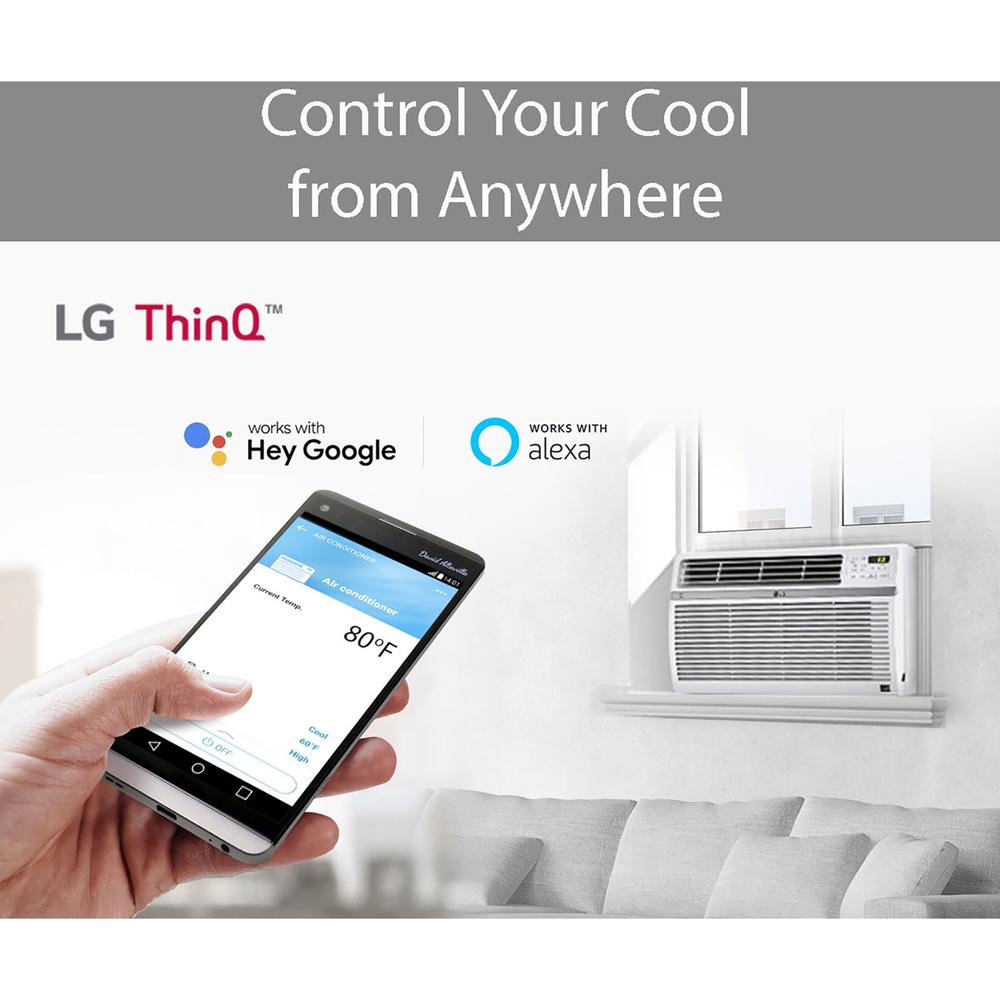 LG 15,000 BTU Window Smart Air Conditioner with Remote