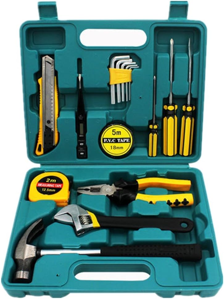 White Bird Co., Ltd. Shiratori Tool Set - General Household Hand Tool Kit with Plastic Toolbox Storage Case