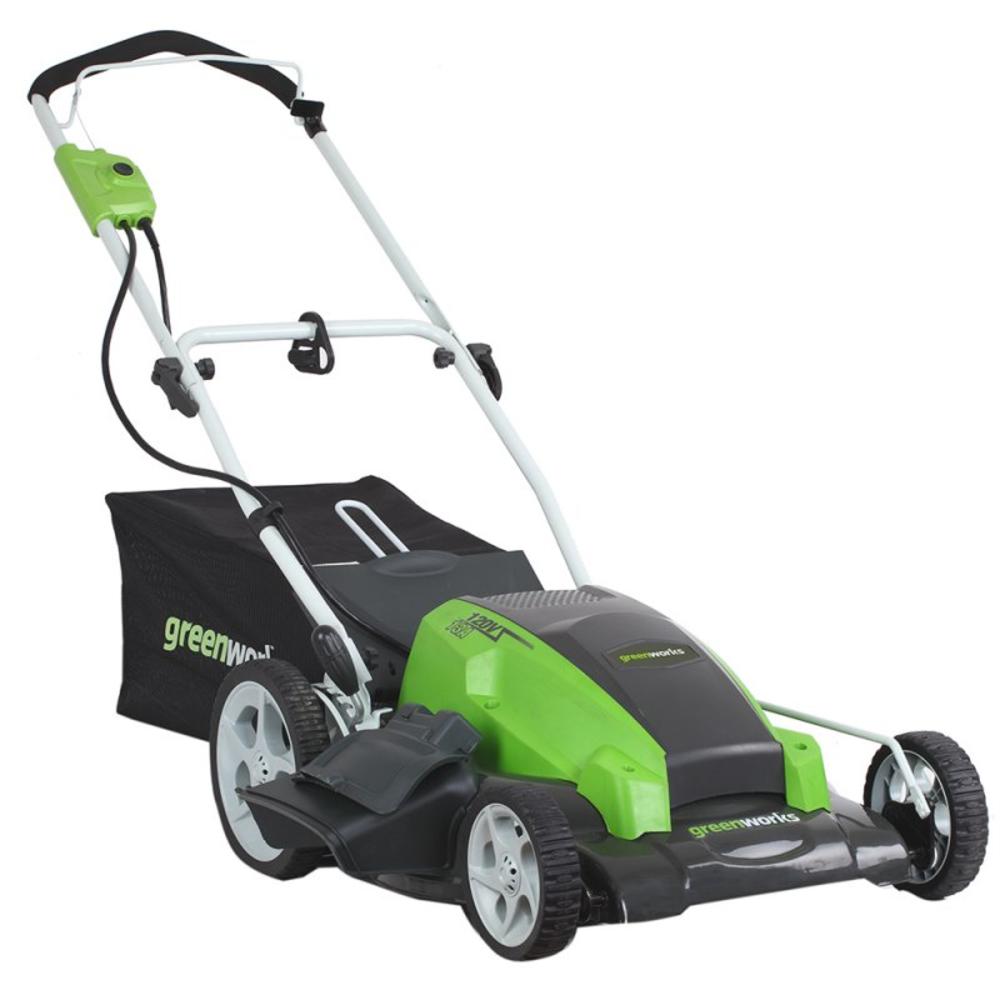 Greenworks 13 Amp 21-Inch Corded Lawn Mower - 25112