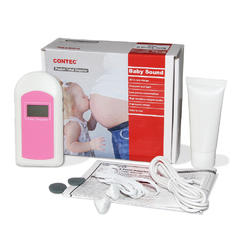 Contec Handheld Pocket Fetal Doppler Baby Heart Beat Monitor, gel, earphone, CE Babysound B Pregnancy Baby fetus Recorder