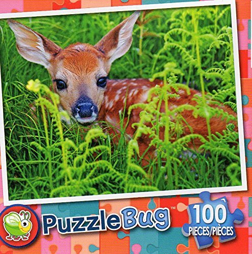 Puzzlebug Newborn Whitetail Fawn - PuzzleBug - 100 Piece Jigsaw Puzzle