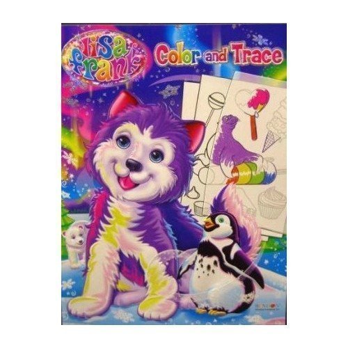 Lisa Frank Color and Trace Fun Drawing Coloring Activity Book