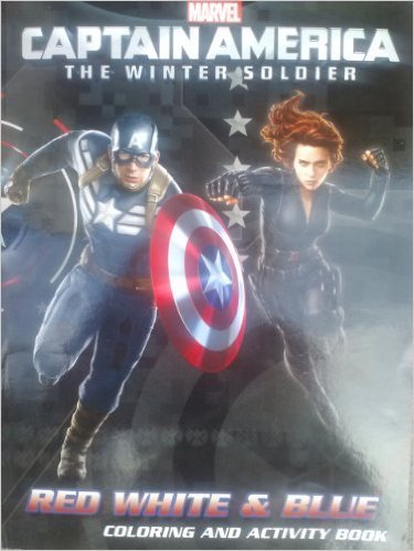 Marvel Captain America The Winter Soldier Coloring Activity Book