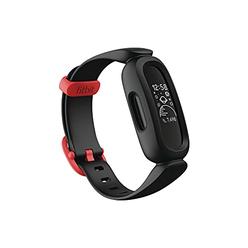 Fitbit Ace 3 Activity Tracker for Kids 6+ Black Racer Red