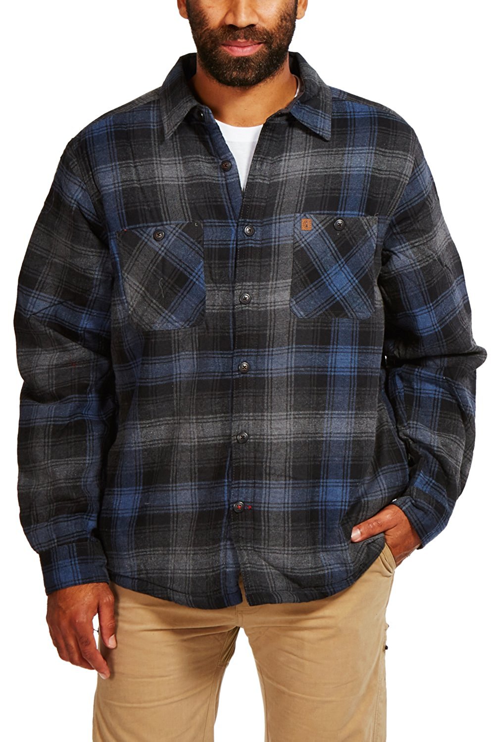 Coleman Flannel Sherpa Shirt Jacket