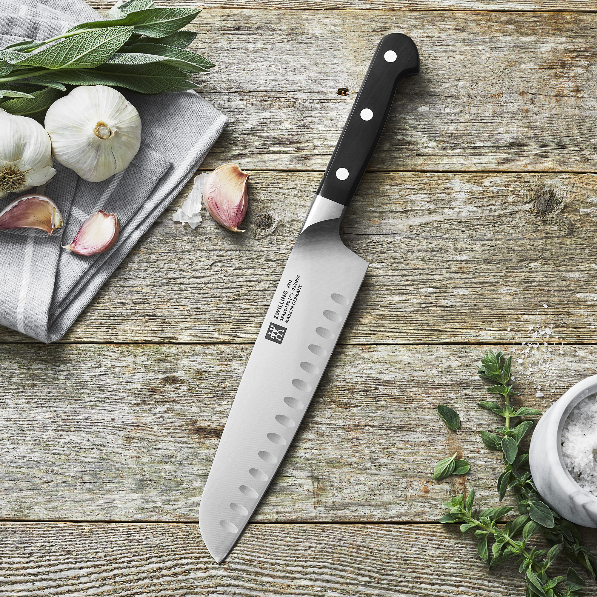 imarku Santoku Knife + Chef Knife + Knife Block Set - Venue Marketplace