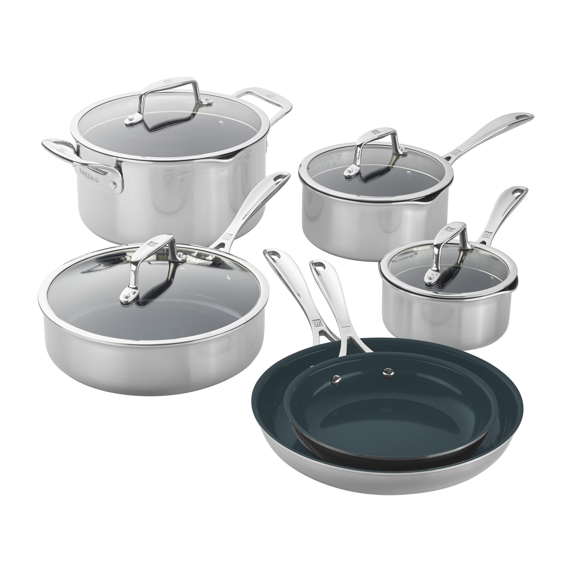 Stainless Steel - 10-pc
