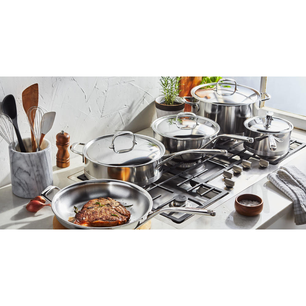 Demeyere Atlantis 10-pc Stainless Steel Cookware Set