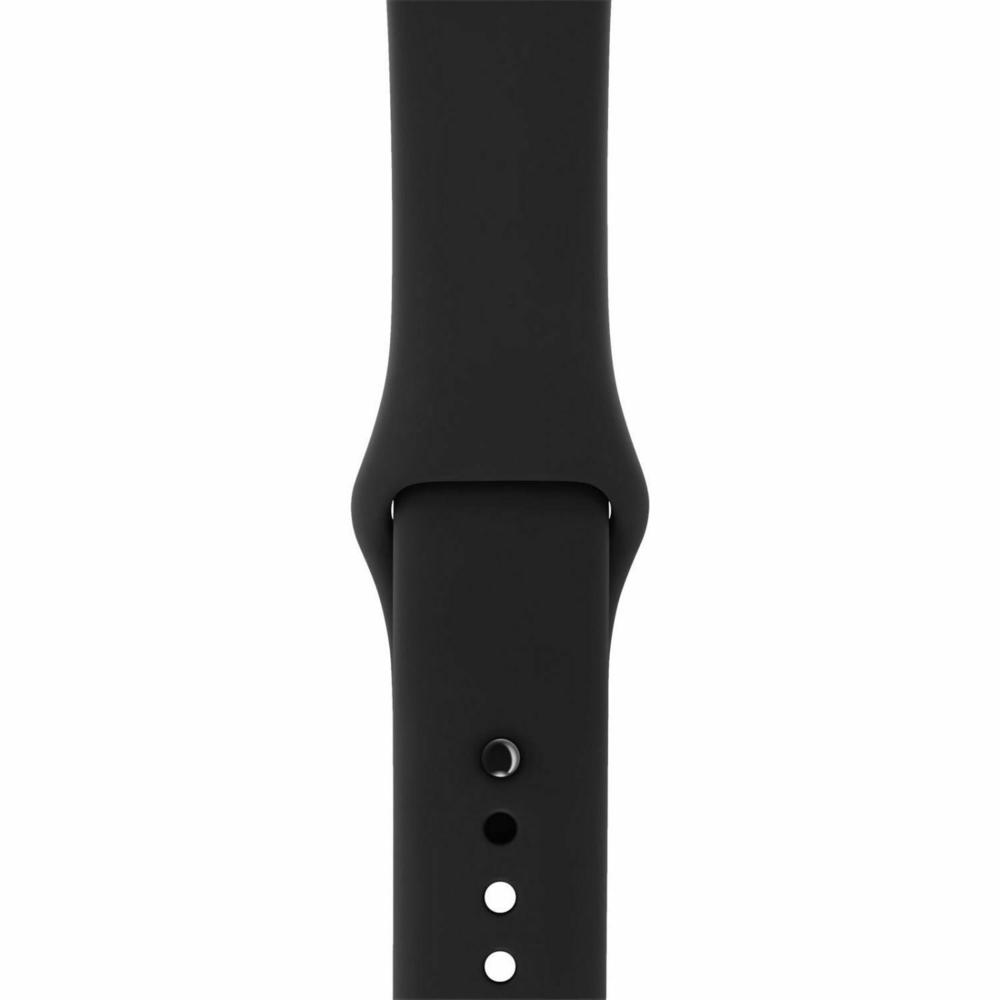 Apple Watch Series 3 42mm GPS Only Space Gray Aluminum Case Black Sport Band MTF32LL/A