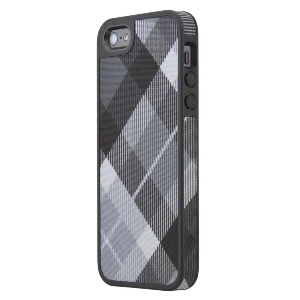 Speck Fabshell Case iPhone SE 5S 5 Megaplaid Black SPK-A0723