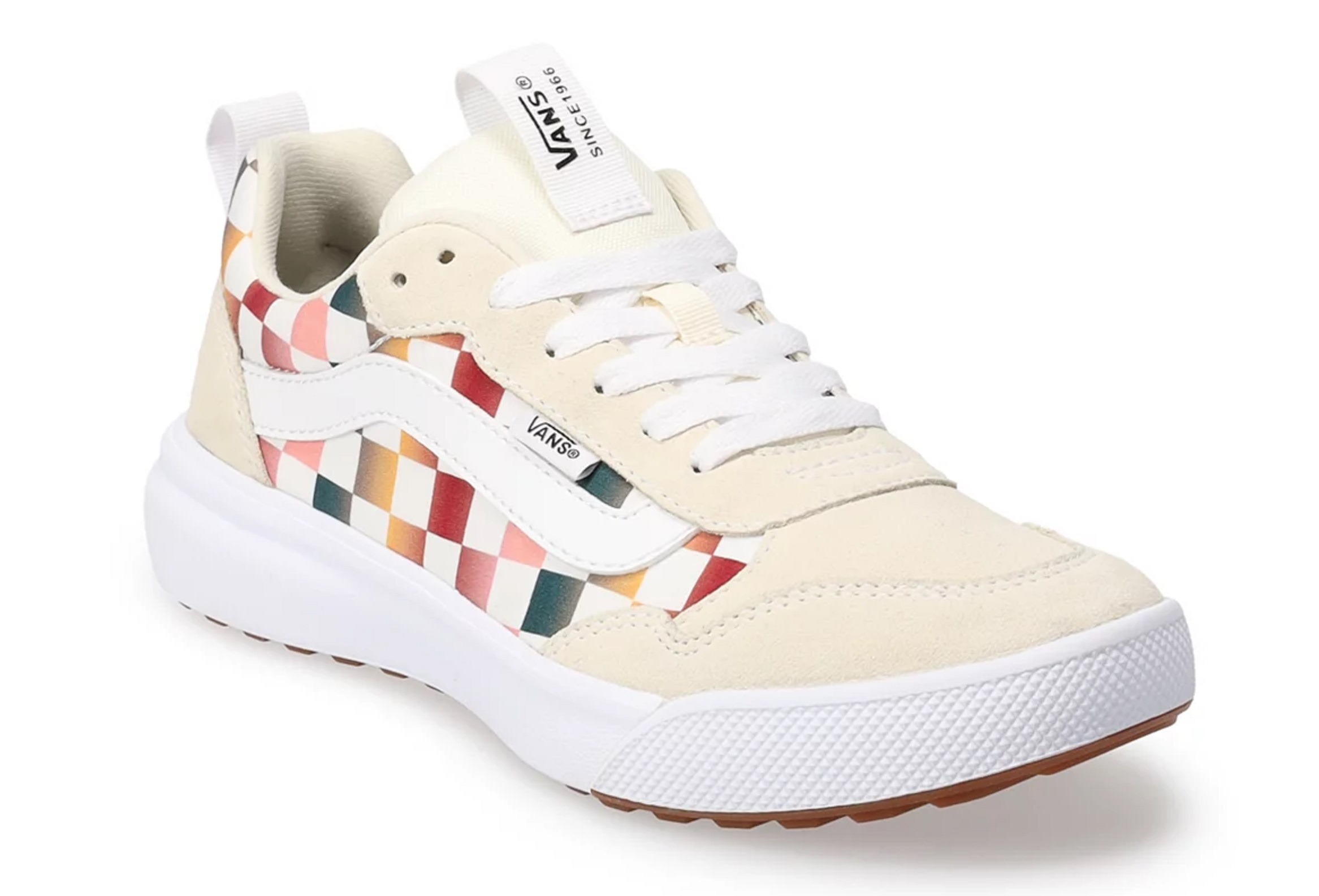 Vans Women's Range Exp Suede & Canvas Checker Shoe Vans Women's Range Exp Suede & Canvas Checker Shoe