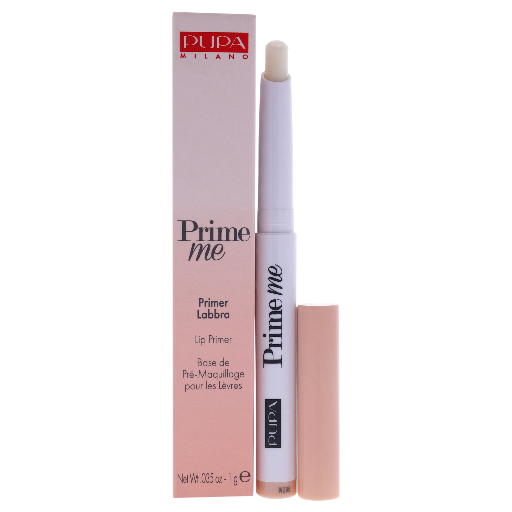 Pupa Milano Prime Me Lip Primer - 001 Transparent for Women 0.035 oz Primer