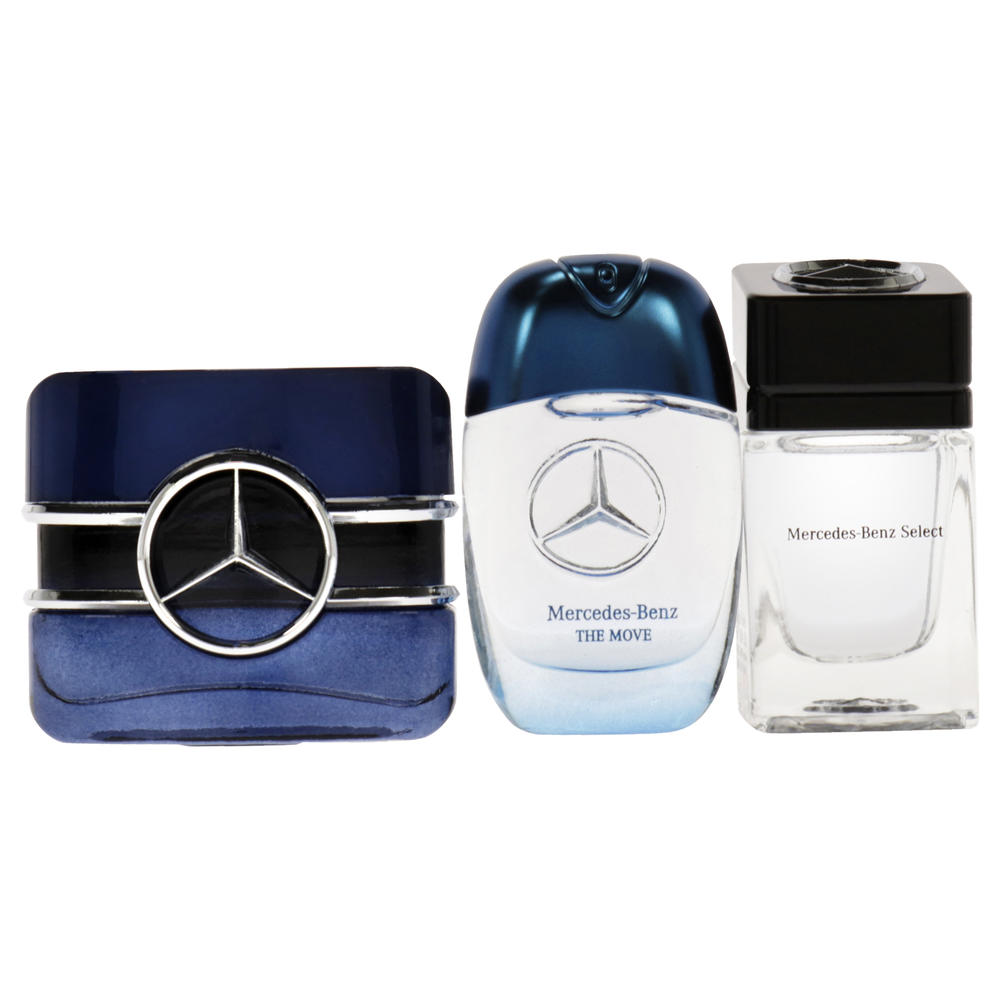 Mercedes-Benz for Men - 3 Pc Mini Gift Set 0.24oz The Move, 0.2oz Sign, 0.24oz Mercedes-Benz Select