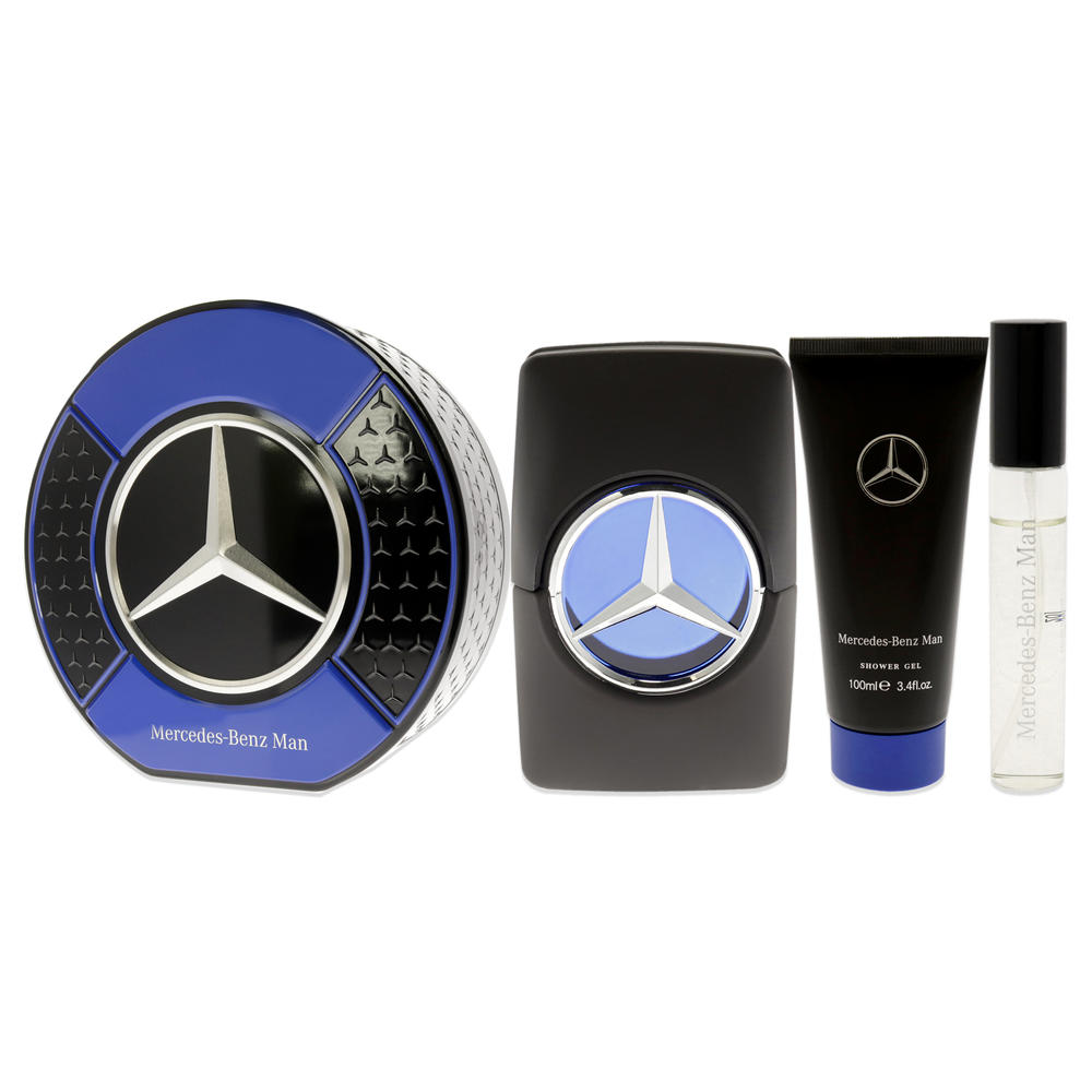 Mercedes-Benz Man 2021 by Mercedes-Benz for Men - 3 Pc Gift Set 3.4oz EDT Spray, 10ml EDT Spray, 3.4oz Shower Gel